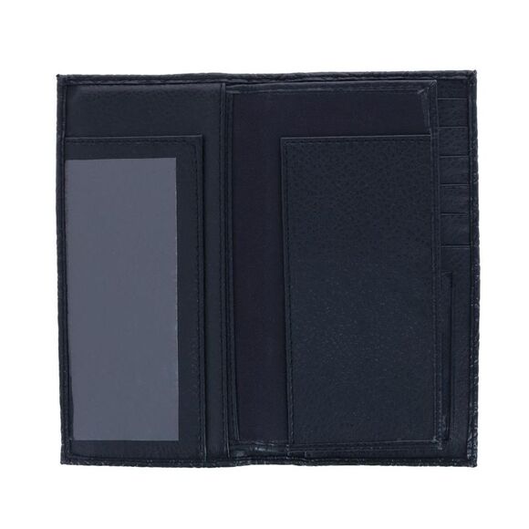 CTM Men's Alligator Print Roper Wallet and Checkbook Holder - Picture 2 of 5